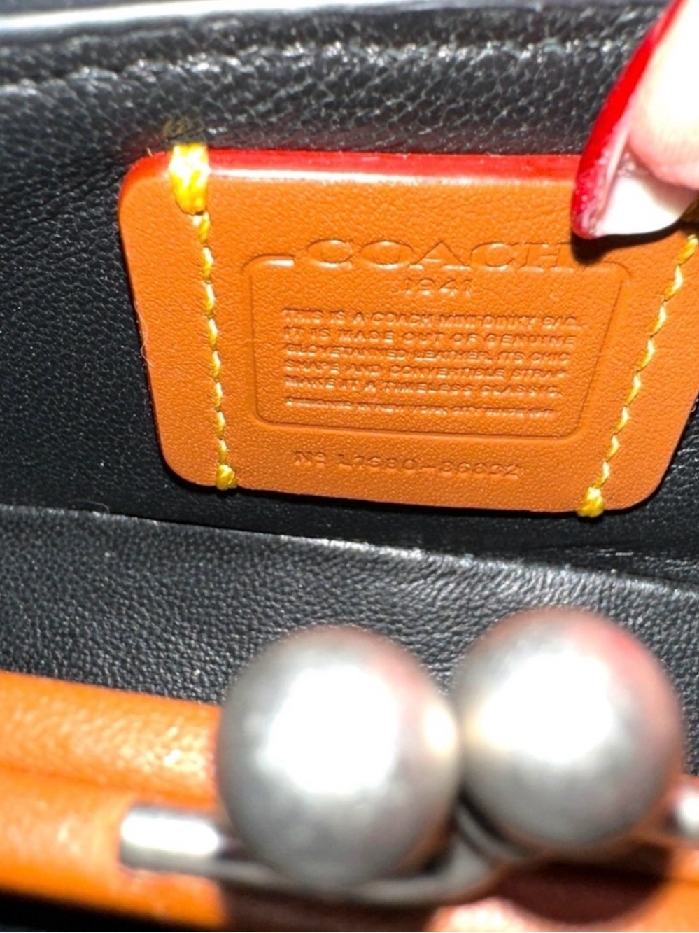 Coach Mini Pink Crossbody with Silver Chain - Picture 9 of 12